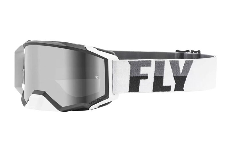 Очки для мотокросса FLY RACING ZONE PRO (2022) (белый/серый, 140126-604-7657)