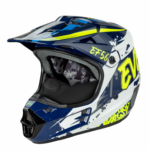 Шлем Base MX Синий/Белый/Hi-Viz глянец ABC (L)