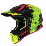 Шлем кроссовый JUST1 J38 Mask (Hi-Vis желтый/красный/черный, L, 020035-941-7797)