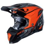 Шлем кроссовый JUST1 J40 SHOOTER (Hi-Vis оранжевый, S, 1560035-880-7216)