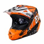EF56 Шлем Base MX Оранжевый/Черный матовый ABC (M)