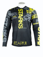 STARKS Джерси Base Cross 2.0 Черный- Лайм (M)