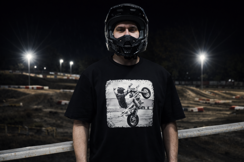 Футболка SORRY BRO (Pitbike Cross) - ЧЕРНАЯ