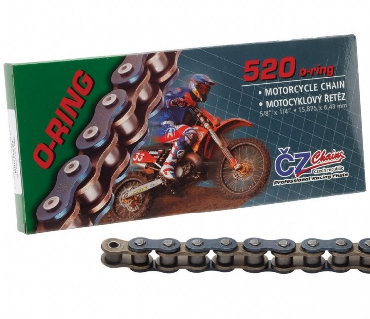 Цепь для мотоцикла CZ Chains 520 ORM - 116 (O-Ring)