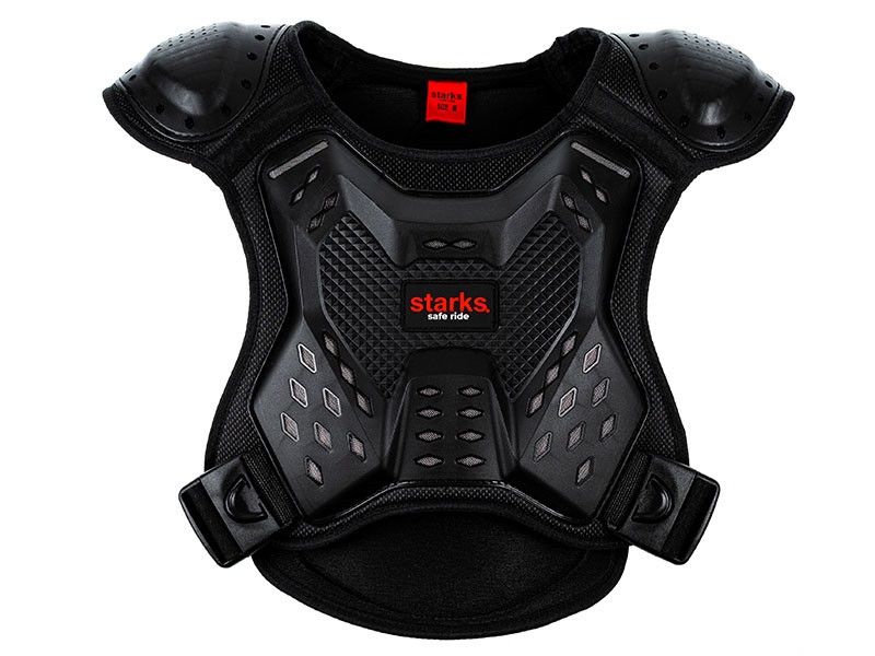 STARKS Vest Armor Kids V2 Моточерепаха (Чёрный) (L)