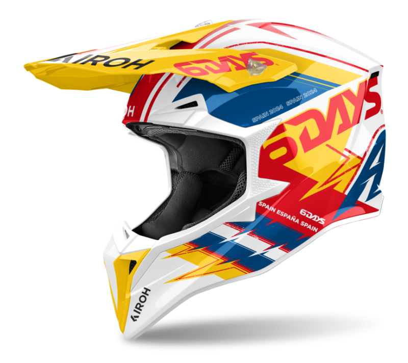 Внедорожный шлем Airoh Wraaap 6Days Spain 2024 Gloss M