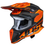 Шлем кроссовый JUST1 J18 HEXA (оранжевый/черный, M, 1560035-880-7697)
