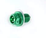 Сливной болт масла CNC с магнитом М12 х1,50 (Sport, Senke) (Зеленый)