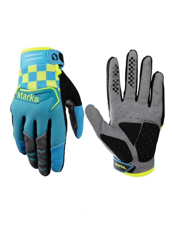 STARKS Перчатки для кросса Phoenix V3 жен Синий/Бирюза/Hi-Viz (M)