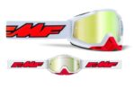 Маска кросс FMF Powerbomb Rocket White - Mirror True Gold Lens