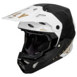 Шлем кроссовый FLY RACING FORMULA CP Slant (черный/белый/золотой, XL, 73-0031X)