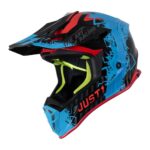 Шлем кроссовый JUST1 J38 Mask (синий/красный/черный, XL, 020035-941-3913)