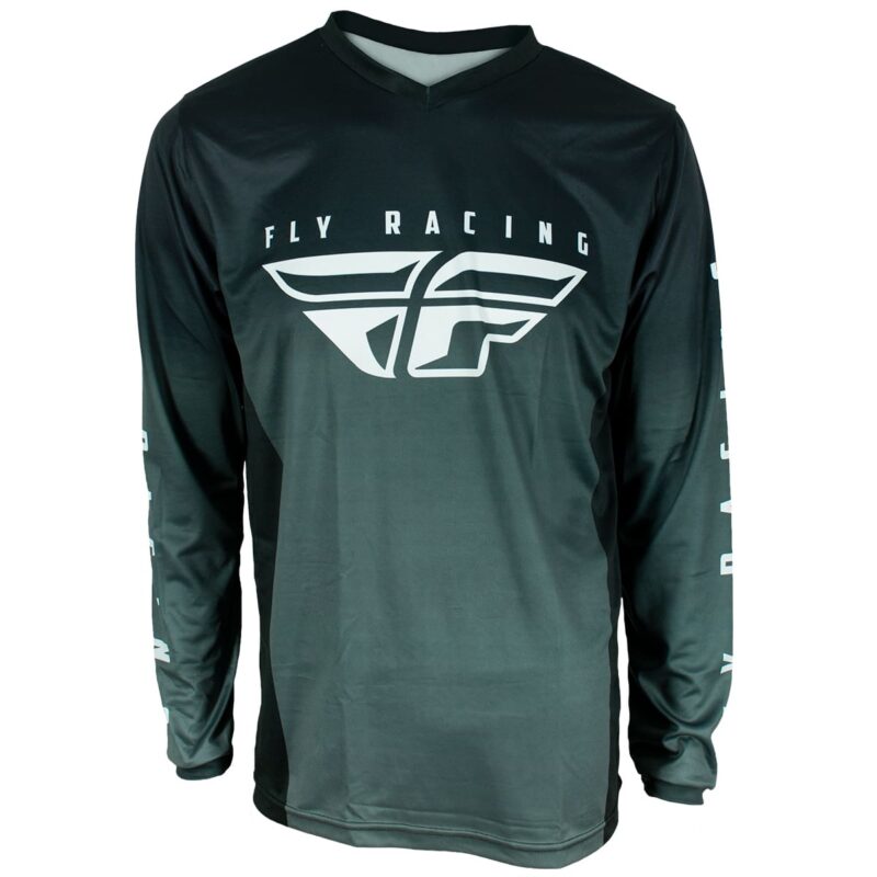 Джерси FLY RACING KINETIC REFRESH (черный/серый, M, 6430126-929-7244)