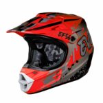 EF56 Шлем Base MX Красный/Серый матовый ABC (M)