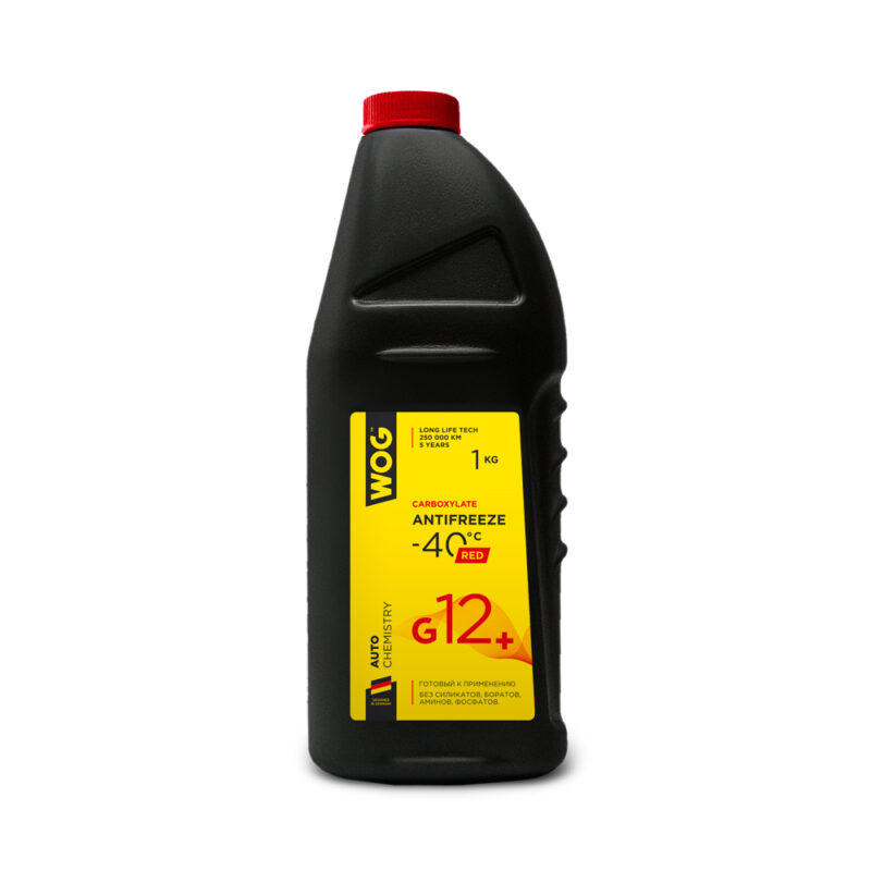 Антифриз G12+ (-40C) карбоксилатный WOG 1кг