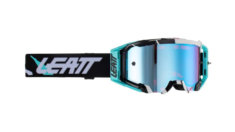 Маска кросс Leatt 5.5 Iriz Acid Tiger Blu UC 26%