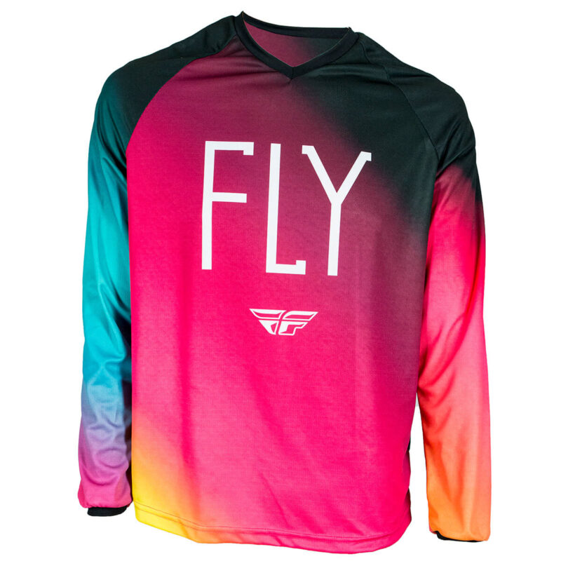 Джерси FLY RACING KINETIC REFRESH (розовый/черный/синий/желтый, XS, 6430126-929-8068)