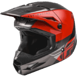 Шлем кроссовый FLY RACING KINETIC Straight Edge (красный/черный/серый, L, 140126-880-1460)