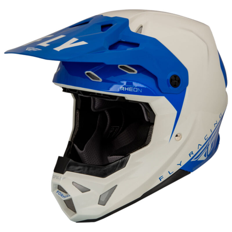 Шлем кроссовый FLY RACING FORMULA CP Slant (серый/синий, L, 73-0032L)