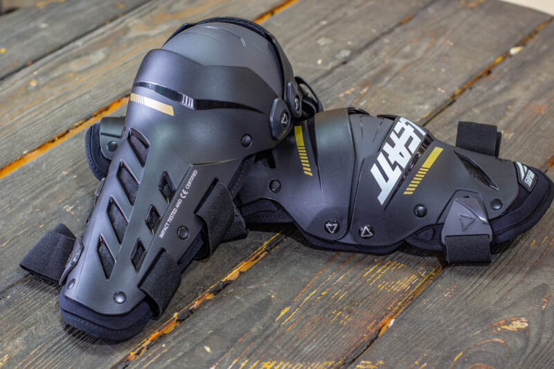 Защита колена LEATT DUAL AXIS черный XXL