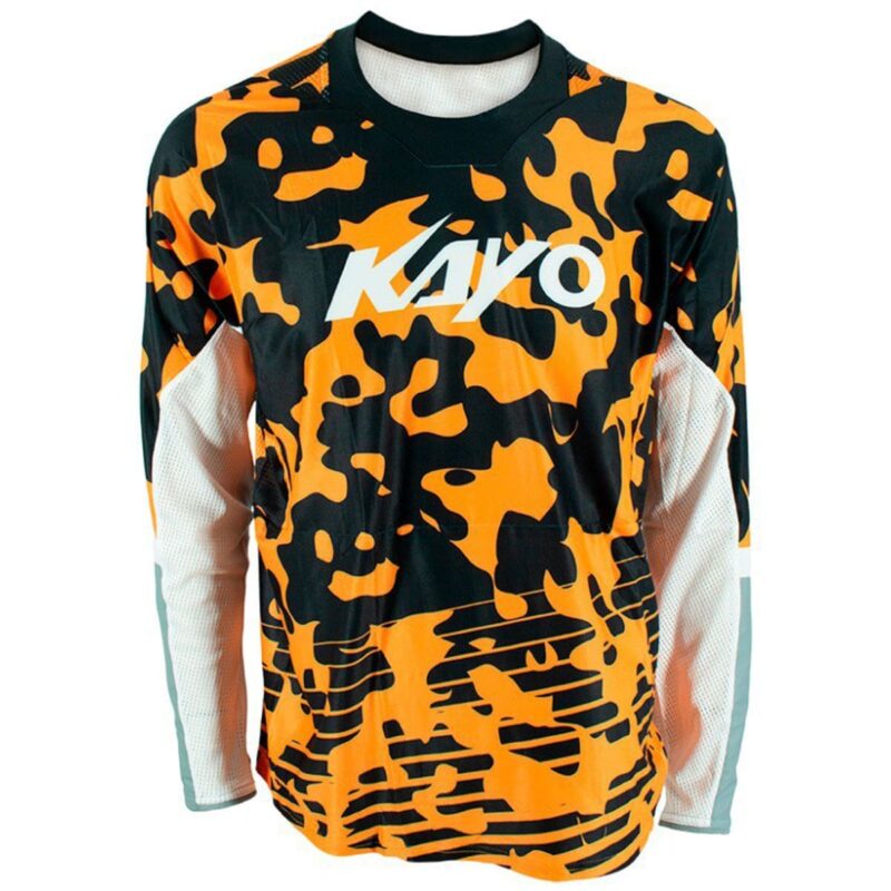 Джерси KAYO EVOLUTION (серый/оранжевый/белый, 2XL, 1560012-929-3192)