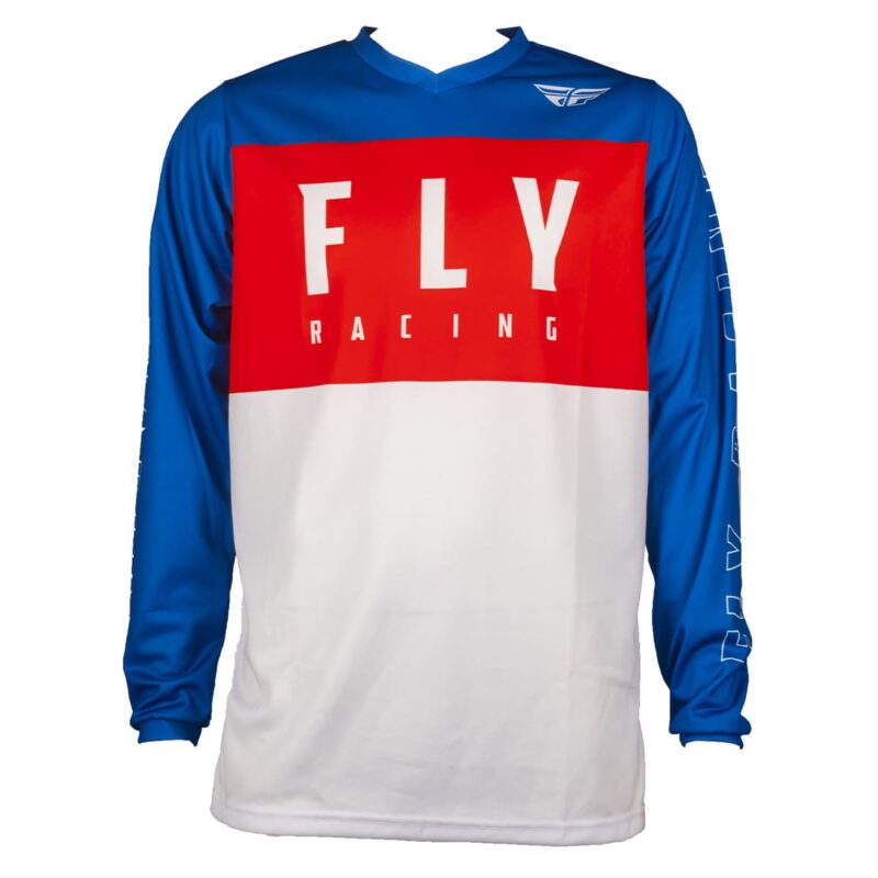 Джерси FLY RACING F-16 (2022) (красный/белый/синий, S, 140126-929-7477)