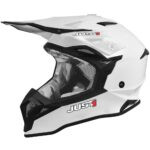 Шлем кроссовый JUST1 J39 SOLID (белый глянцевый, XL, 1560035-880-5484)