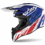 Внедорожный шлем Airoh Wraap Six Days 2022 France Gloss XS