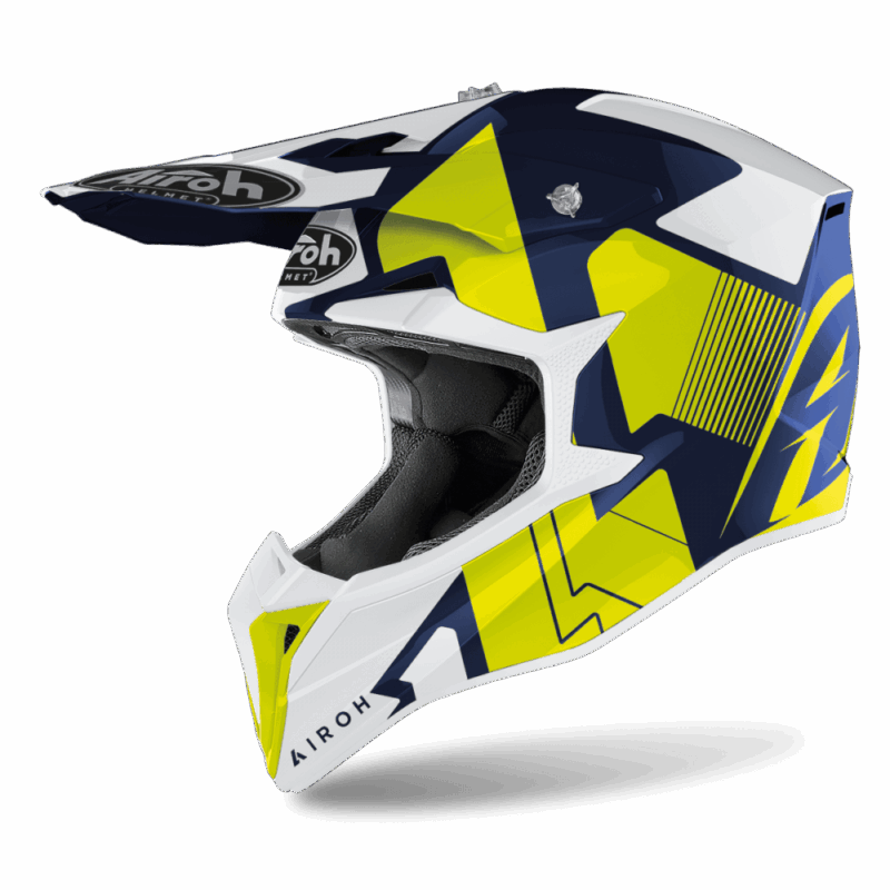 Airoh Wraap Raze Blue Gloss XXL
