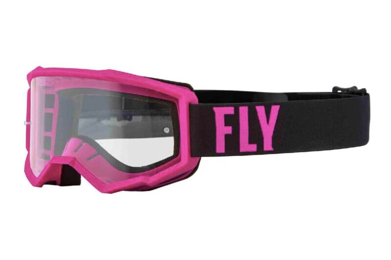 Очки для мотокросса FLY RACING ZONE (2022) YOUTH (детские) (розовый/черный, 140126-604-7367)