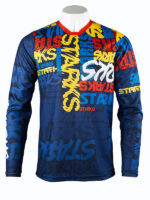 STARKS Джерси Base Cross KIDS Синий/Красный (S/22)