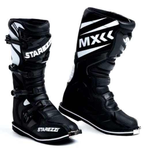 Мотозащита STAREZZI ROMA, BLACK/WHITE, 46