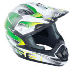 Шлем  XP-14 B WHITE GLOSSY/GRAPHIC GREEN S