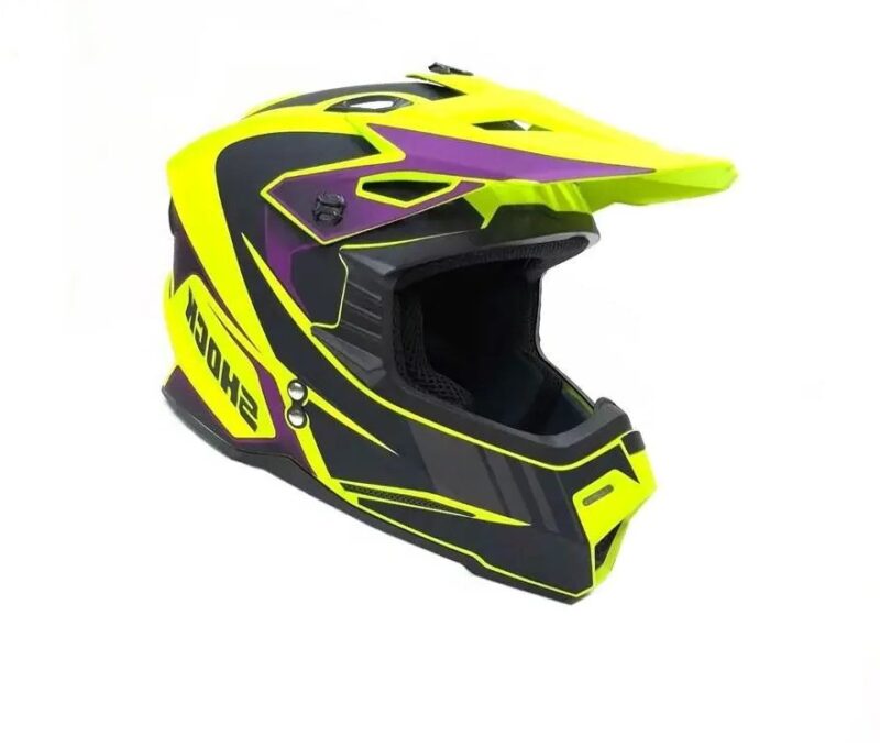 SHOCK M1 FLUO YELLOW/PURPLE MATT (L 59-60 см)