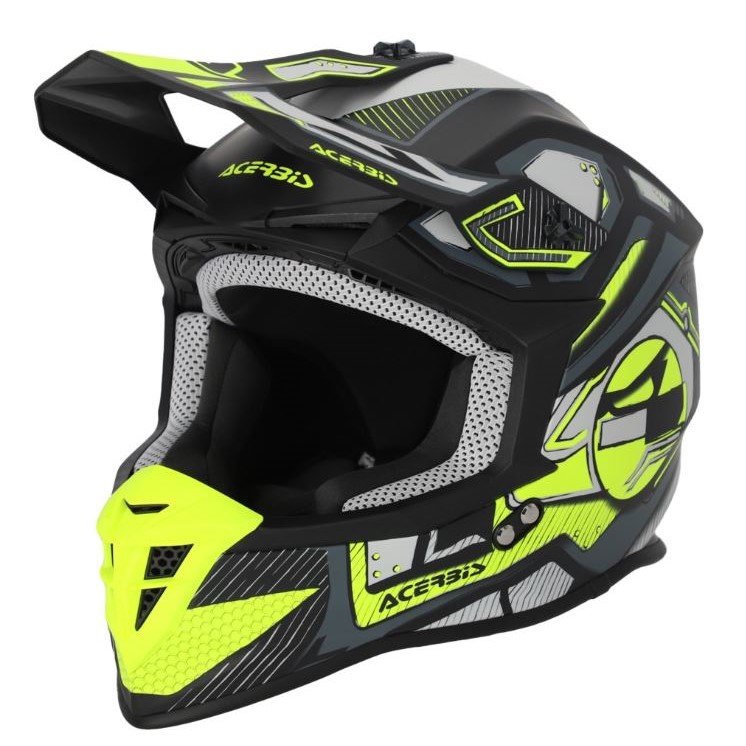 Шлем Acerbis LINEAR 22-06 Black/Fluo-Yellow, M