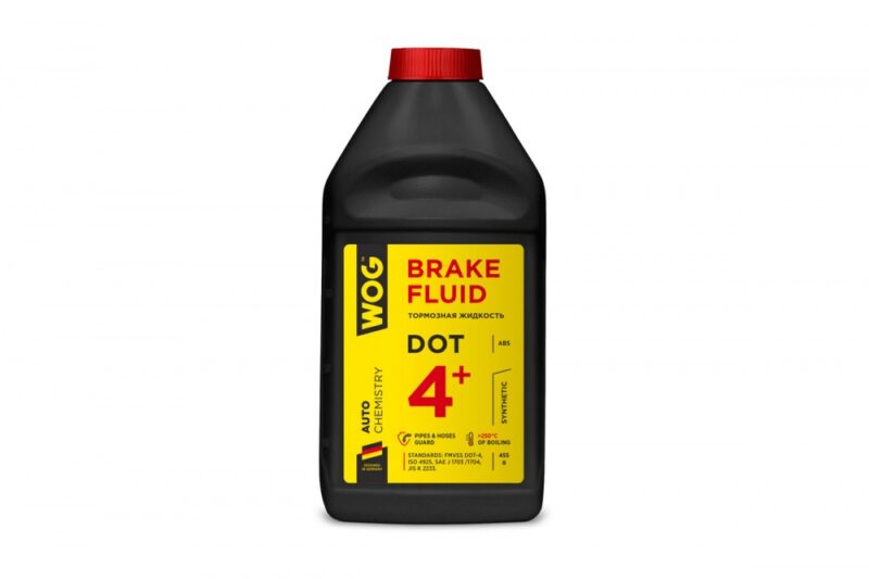 Тормозная жидкость WOG DOT4+ 455г