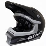 Шлем кроссовый ATAKI SC-18 SOLID, черн мат, XXXL