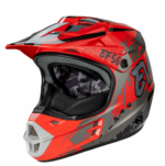 Шлем Base MX Красный/Серый глянец ABC (XL)