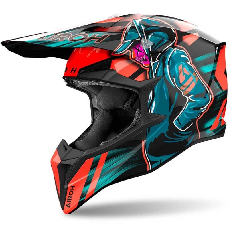 Airoh Wraaap Cyber Orange Gloss L