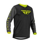 Джерси FLY RACING F-16 (черный/серый/Hi-Vis желтый, M, 376-920M)