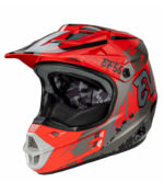 EF56 Шлем Base MX Красный/Серый глянец ABC (XXL)