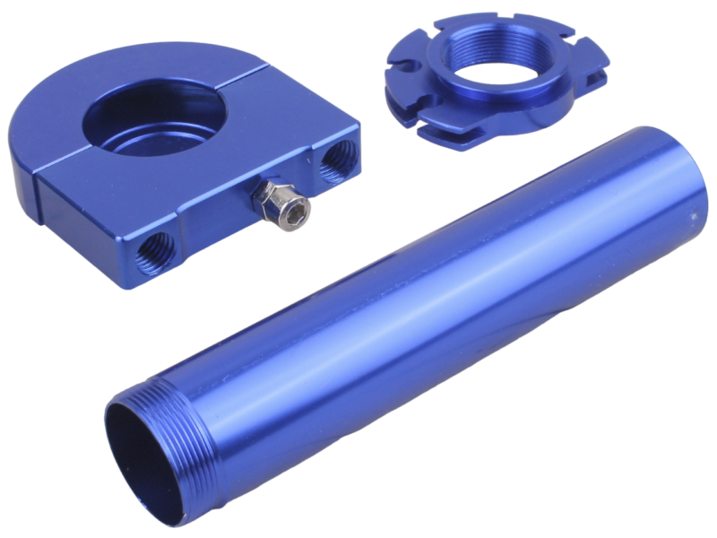 Ручка газа в сборе алюминиевая CNC (синий, 020148-121-2781)