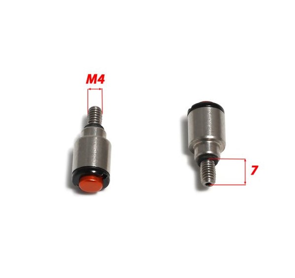 Клапан сброса давления с амортизатора IGP KTM M4x0,7 (пара) NEW (Оранжевый, , IGP03906-3)