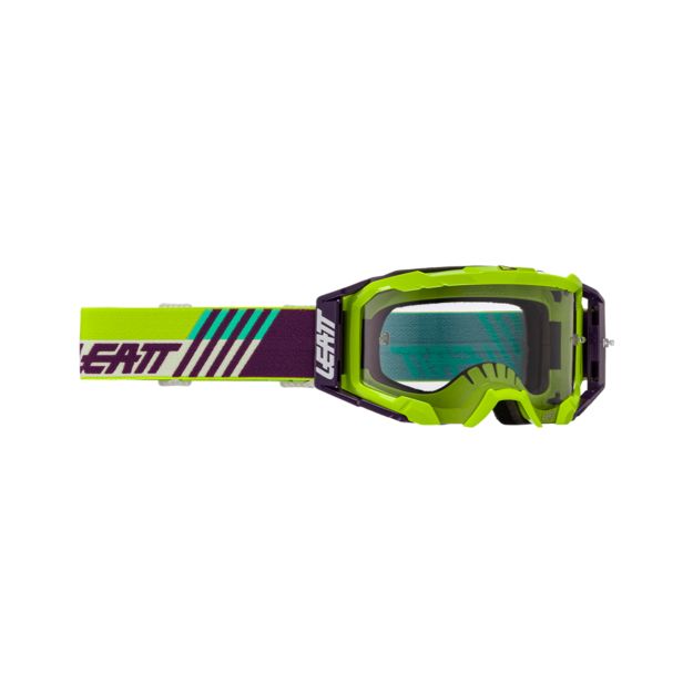 Маска кросс Leatt Velocity 5.5 Cryztal Lime Purple 75 VLT