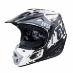EF56 Шлем Base MX Черный/Белый матовый ABS (L)