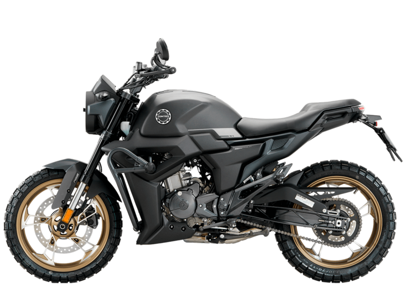 ZONTES ZT125-G1 (4T ZT152MI EFI) 17/17 ПТС черный/золотой